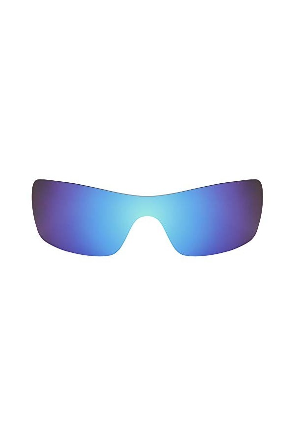 Revant Verres de Rechange Compatibles avec Oakley Batwolf, Polarisés, Bleu Glacier MirrorShield
