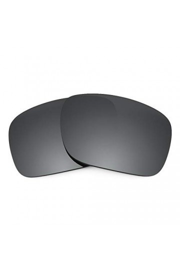 Revant Verres de Rechange Compatibles avec Oakley Holbrook, Polarisés, Elite Chrome Noir MirrorShield