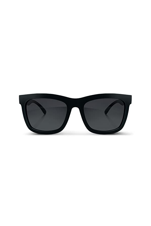 MessyWeekend Lunettes de Soleil pour Hommes & Femmes avec Monture Ronde Légère à Injection TR90 - Verres avec Protection Inté