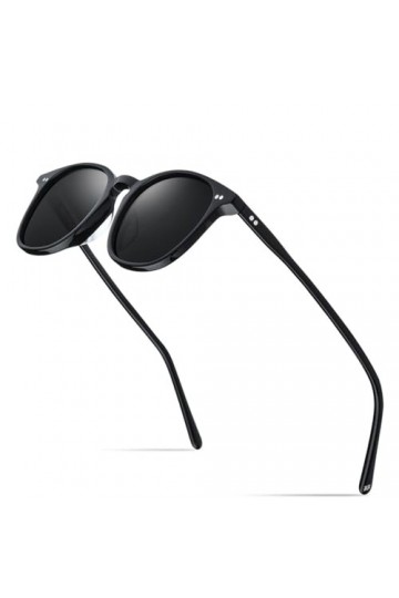 MUTYNE Lunettes de soleil polarisées en acétate pour hommes et femmes, lunettes de soleil carrées de luxe rétro vintage pour 