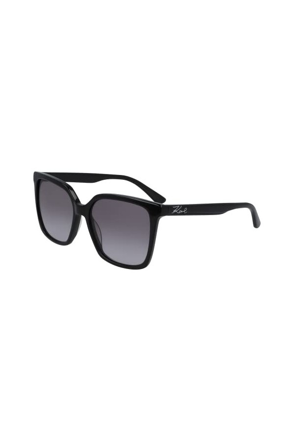 Karl Lagerfeld KL6014S 43867 001 black sole Mens Acetate, Standard, 55 KL6014S 43867 Sunglasses, 55 Unisex