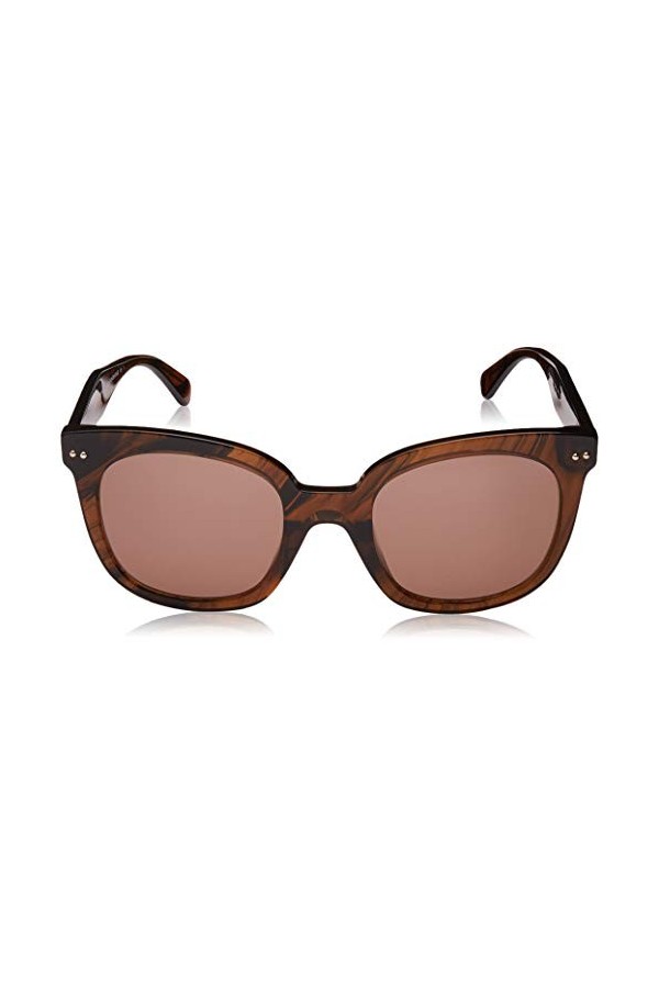 Kate Spade Womens Atalia/s Square Sunglasses, Dark Havana, 52 mm