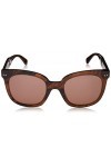 Kate Spade Womens Atalia/s Square Sunglasses, Dark Havana, 52 mm