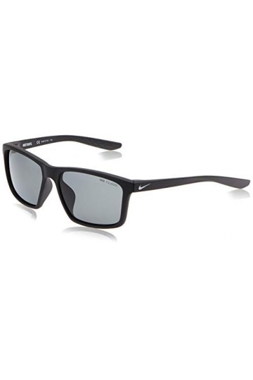 Nike Cw4640-010 Valiant P Sunglasses Matte Black Frame Color, Grey Polarized Lens Tint Lunettes de Soleil, Taille Unique Mixt