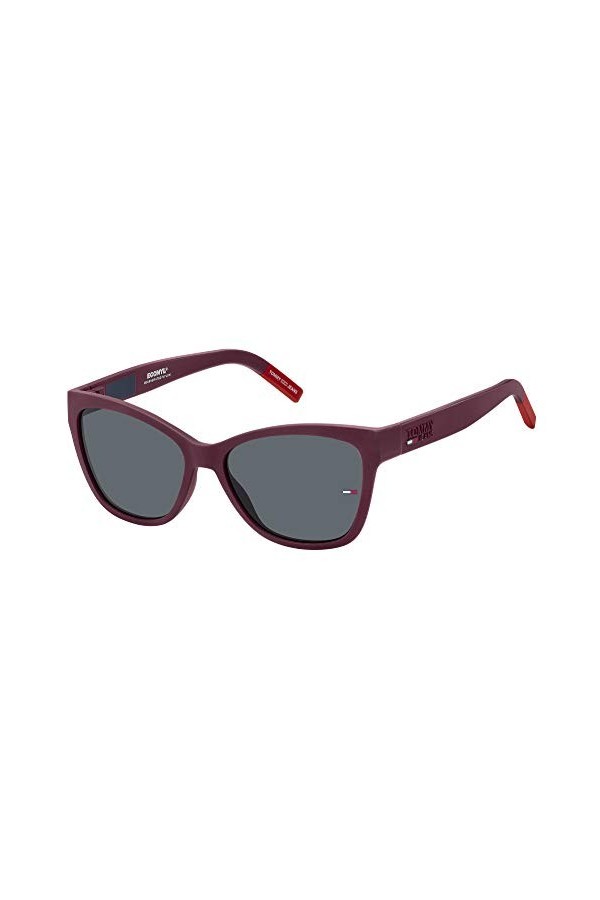 Tommy Hilfiger Tj 0026/S, Lunettes De Soleil Femme, Cherry Mat, 50