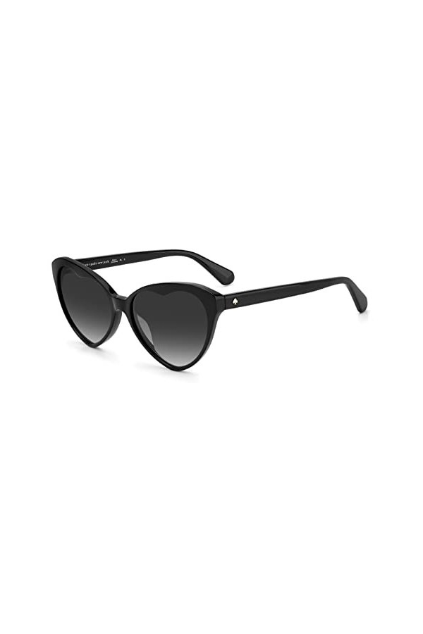 KATE SPADE Velma/S Lunettes de Soleil, Noir/Gris Sombreado, 57 Femme