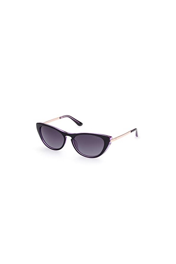 Guess Gu7782 Lunettes de Soleil, Noir/Autre, 55 Femme