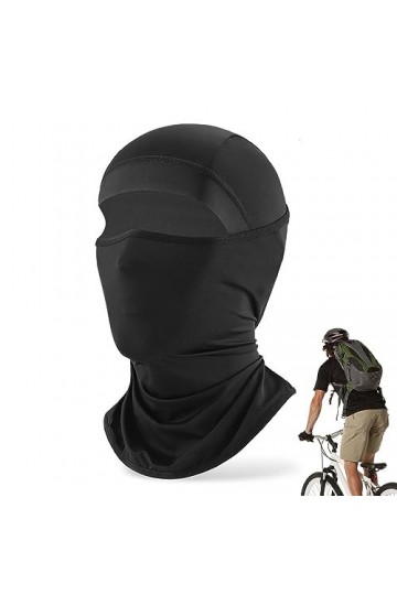 Elinrat la tête Refroidissement - Cagoules en Soie à Protection intégrale Contre Les UV - Couvre-Chef Cyclisme Respirant à sé