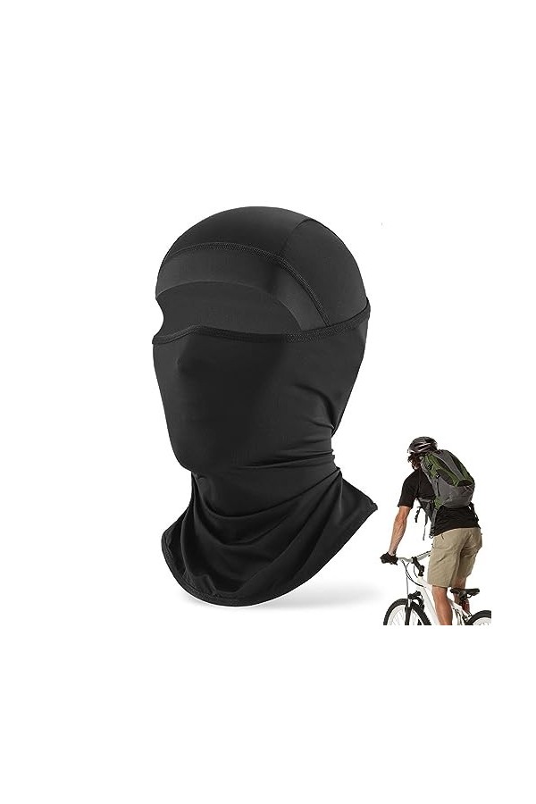 Elinrat la tête Refroidissement - Cagoules en Soie à Protection intégrale Contre Les UV - Couvre-Chef Cyclisme Respirant à sé