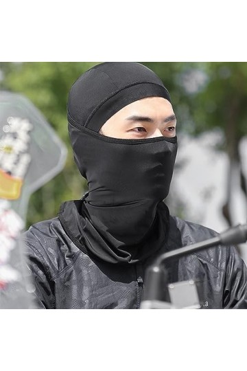 Elinrat la tête Refroidissement - Cagoules en Soie à Protection intégrale Contre Les UV - Couvre-Chef Cyclisme Respirant à sé