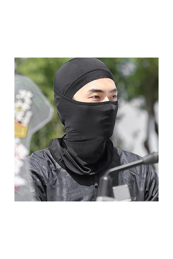 Elinrat la tête Refroidissement - Cagoules en Soie à Protection intégrale Contre Les UV - Couvre-Chef Cyclisme Respirant à sé