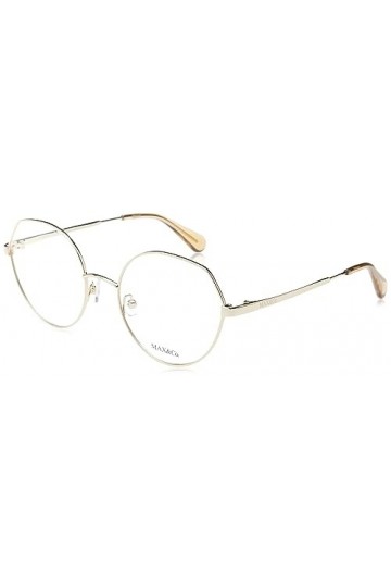 MAX &CO MO5017 Lunettes de Soleil, Doré pâle, 53/20/140 Femme