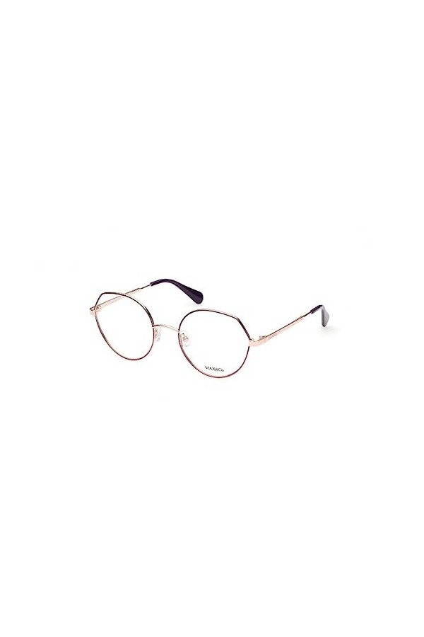 MAX &CO MO5017 Lunettes de Soleil, Doré pâle, 53/20/140 Femme