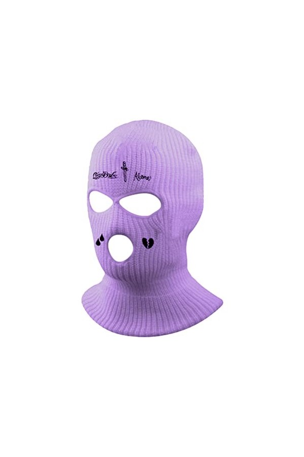 Tianbi Cagoule complète de ski, 3 trous, cagoule tricotée pour lhiver - Masque de ski pour sports dextérieur, cyclisme, ski