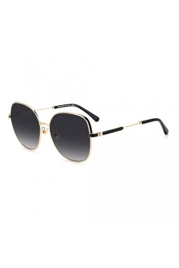 Kate Spade Yara/F/S Sunglasses, Gold Black, 59 Unisex