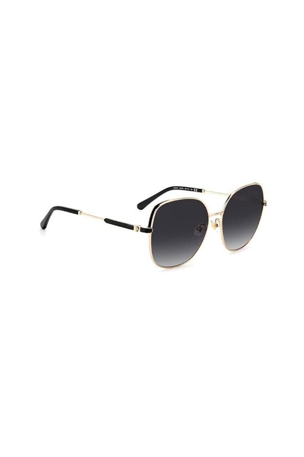 Kate Spade Yara/F/S Sunglasses, Gold Black, 59 Unisex
