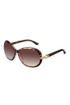 JMTLLTYYJ Lunettes De Soleil Femme, Lunettes De Soleil Polarisées Rétro pour Lunettes De Soleil pour Femmes Couleur : Marron