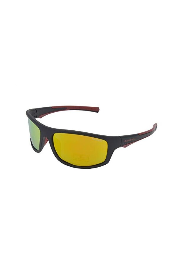 Gamswild WS2238 Lunettes de soleil de sport Lunettes de ski Lunettes de vélo unisexe pour homme et femme | Gris | Bleu | Bleu