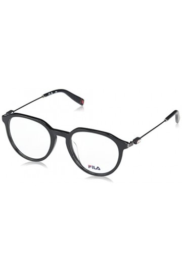 FILA VFI448 Lunettes de Soleil, Shiny Black, 50 Unisexe Adultes