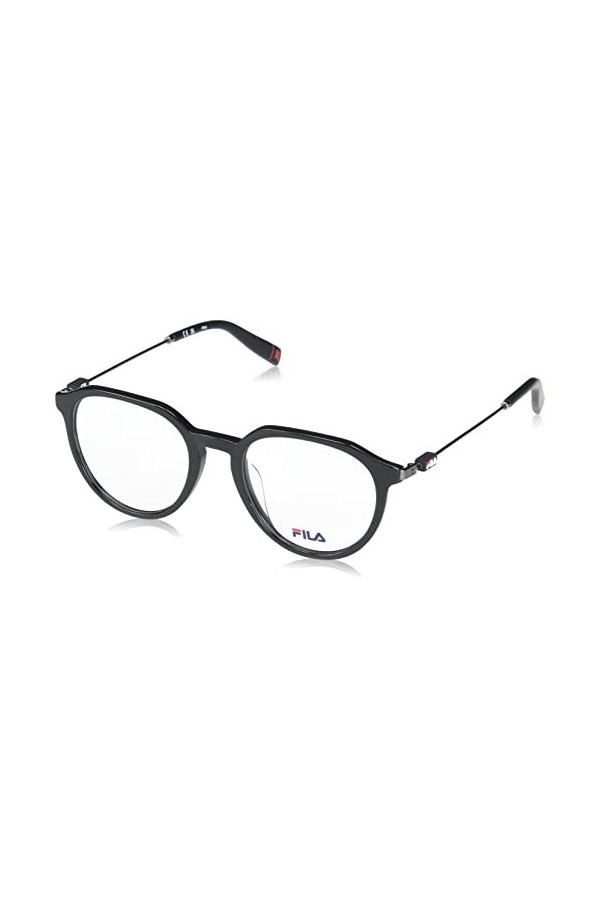 FILA VFI448 Lunettes de Soleil, Shiny Black, 50 Unisexe Adultes