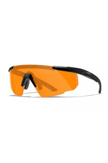 Wiley X Saber Advanced Ccgra08 Wx Gravity Captivate Lunettes de Soleil polarisées Mixte, Matte Black/Smoke Grey/Light Rust, M