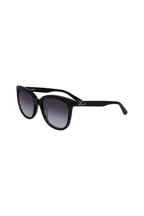 KARL LAGERFELD KL968S Acetate Lunettes de soleil noir unisexe adulte, multicolore, standard