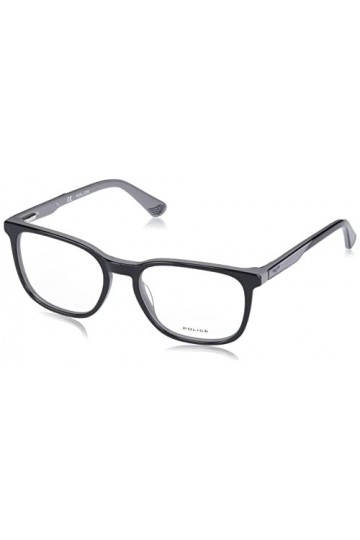 Police Vk121 Lunettes de Soleil, Noir + Gris, 51 Garçon