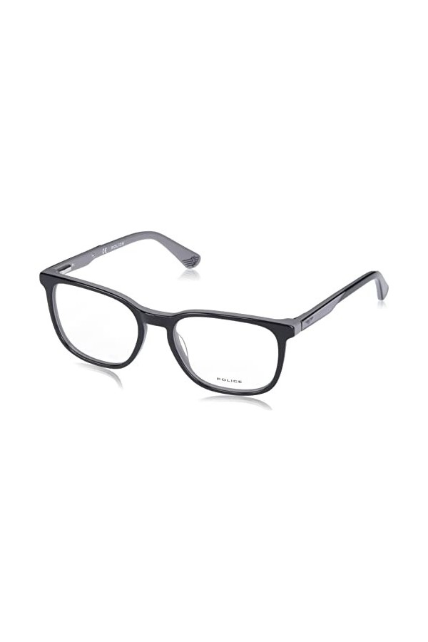 Police Vk121 Lunettes de Soleil, Noir + Gris, 51 Garçon