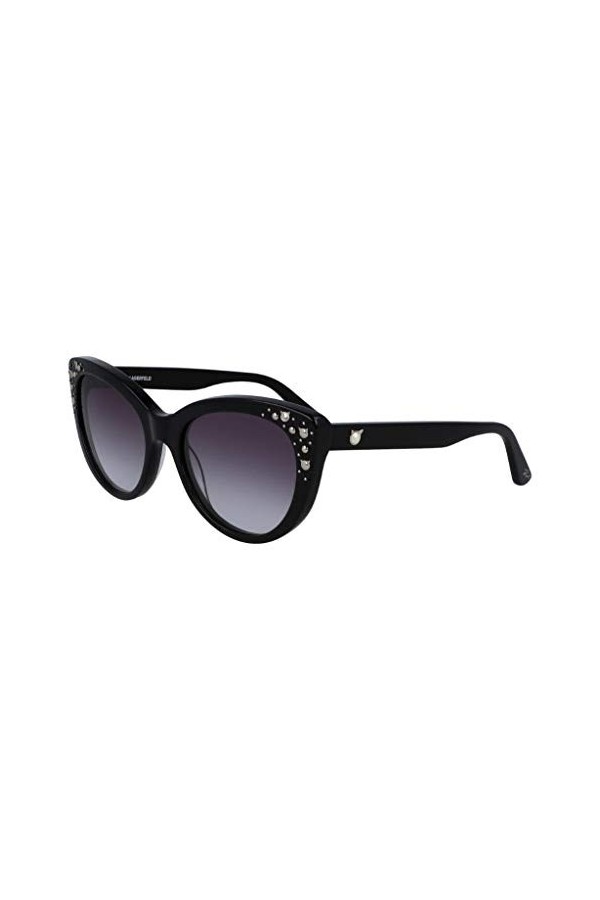 Karl Lagerfeld KL966S Acetate Lunettes de Soleil Noir Unisexe Adulte Multicolore Standard