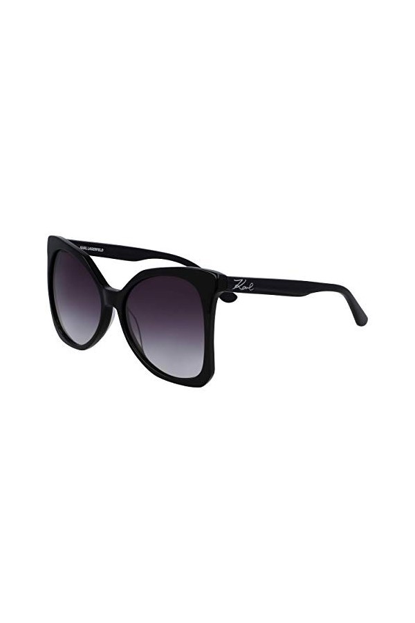 Karl Lagerfeld KL967S Acetate Lunettes de Soleil Noir Unisexe Adulte Multicolore Standard