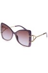 GUESS Femme Lunettes de Soleil, Lilas, 58mm