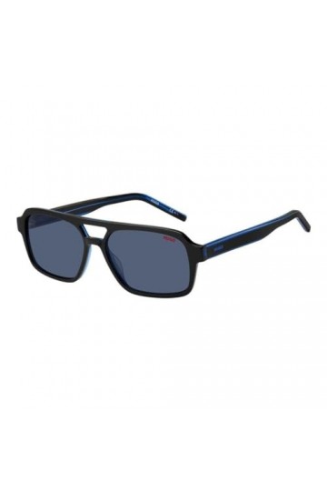 Hugo Boss HG 1241/s Sunglasses, D51/KU Black Blue, 56 Unisex