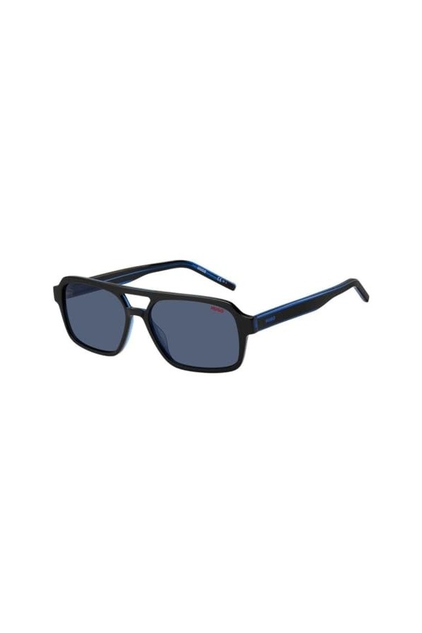 Hugo Boss HG 1241/s Sunglasses, D51/KU Black Blue, 56 Unisex