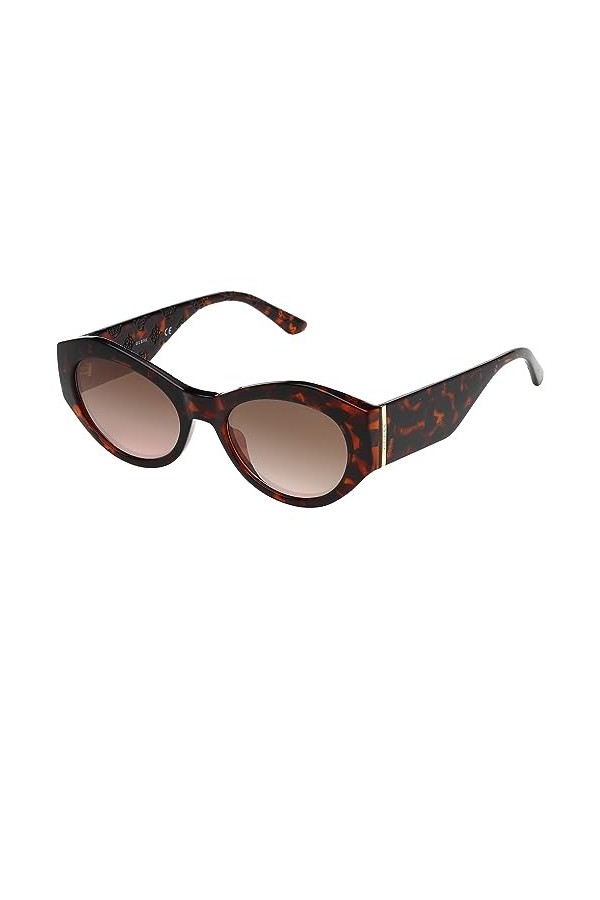 Guess Gu7728 Lunettes de Soleil, Dark Havana, 52 Femme
