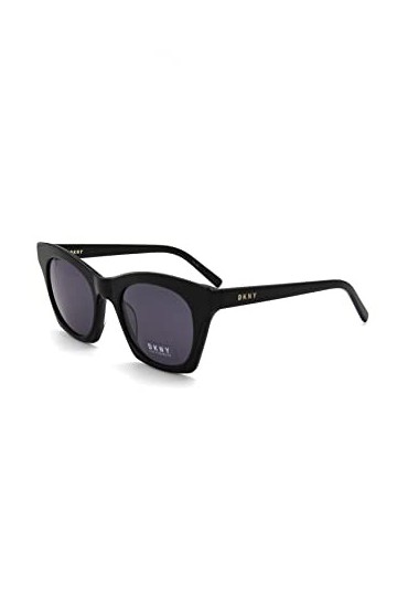 DKNY Dk541s Lunettes de Soleil, Cristal/Noir, 51 Femme