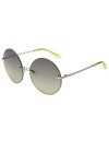 GUESS 0, Lunettes de Soleil Femme, Shiny Light nickeltin, 61