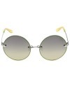 GUESS 0, Lunettes de Soleil Femme, Shiny Light nickeltin, 61