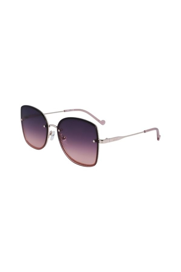 Liu Jo Lj151s Lunettes de Soleil, Gold Medium, 60 Femme