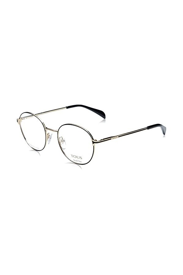 TOUS VTO448L Lunettes de Soleil, SH.Rose Gold W/Black Parts, 49 Femme