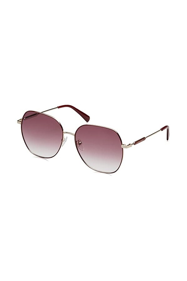 LONGCHAMP LO151S, Lunettes de soleil Femme, BURGUNDY, 60