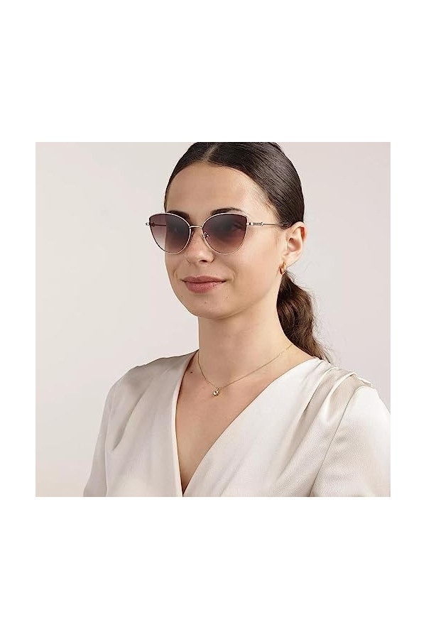 Liu Jo Lunettes de soleil Lunettes de soleil LJ130S 718 Femme couleur marron doré taille des verres 58 mm