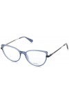 MAX &CO MO5103 Lunettes de Soleil, Bleu Shiny Blue , 54/16/145 Femme