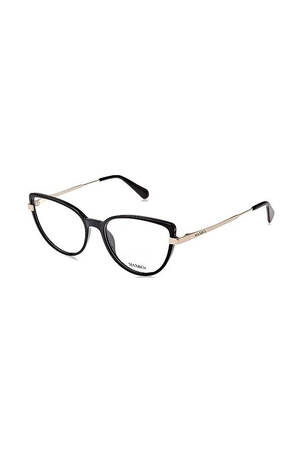 MAX &CO MO5103 Lunettes de Soleil, Bleu Shiny Blue , 54/16/145 Femme