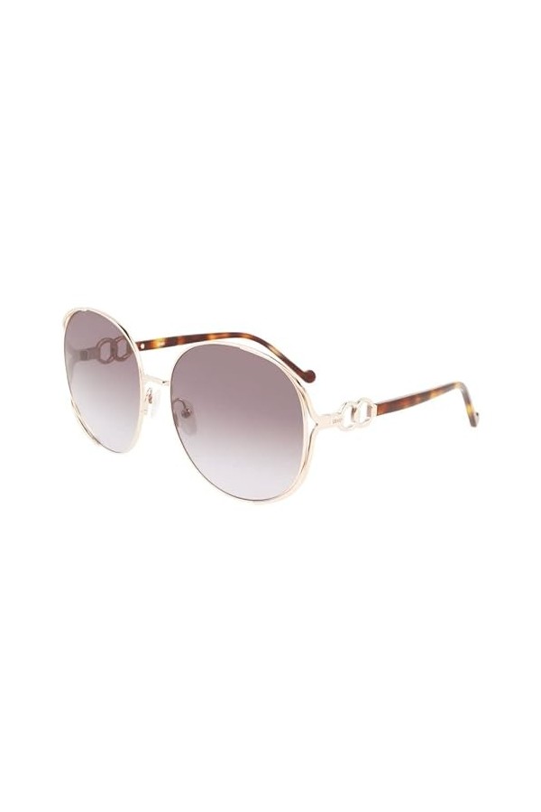 Liu Jo LJ149S Sunglasses, 714 Medium Gold, 64 Unisex