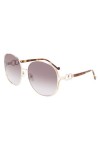 Liu Jo LJ149S Sunglasses, 714 Medium Gold, 64 Unisex