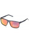 Nike Sun Sunglasses, 021 Dark Grey Polar Red f, 58 Unisex
