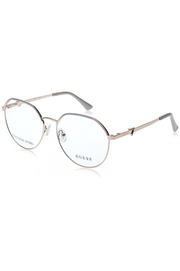 Guess GU2866 Lunettes de Soleil, Or Rose Brillant, 55/16/140 Femme