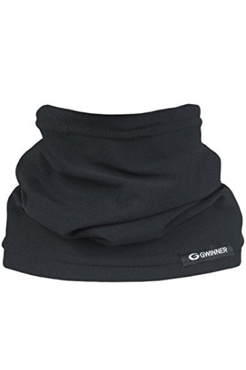 Gwinner Masque de ski cache cou deux couches de tissue Combo II, noir, L/XL