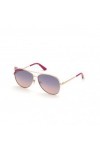 Guess Gu7739 Lunettes de Soleil, Or Rose Brillant, 60 Femme