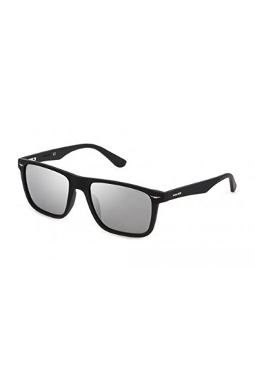 Police SPLE02 Sunglasses, Nero OPACO, 57 Unisex
